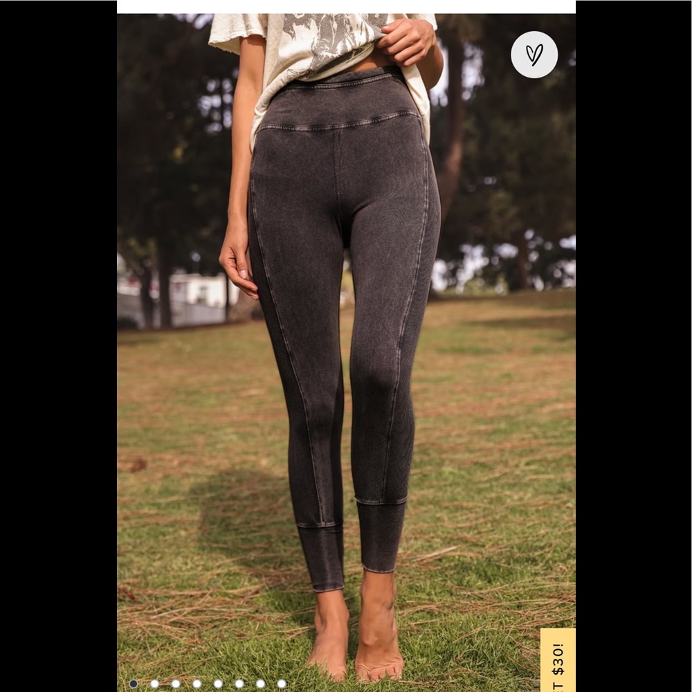 Free People High-Rise Ankle Hot Shot Leggings - Picture 7 of 13